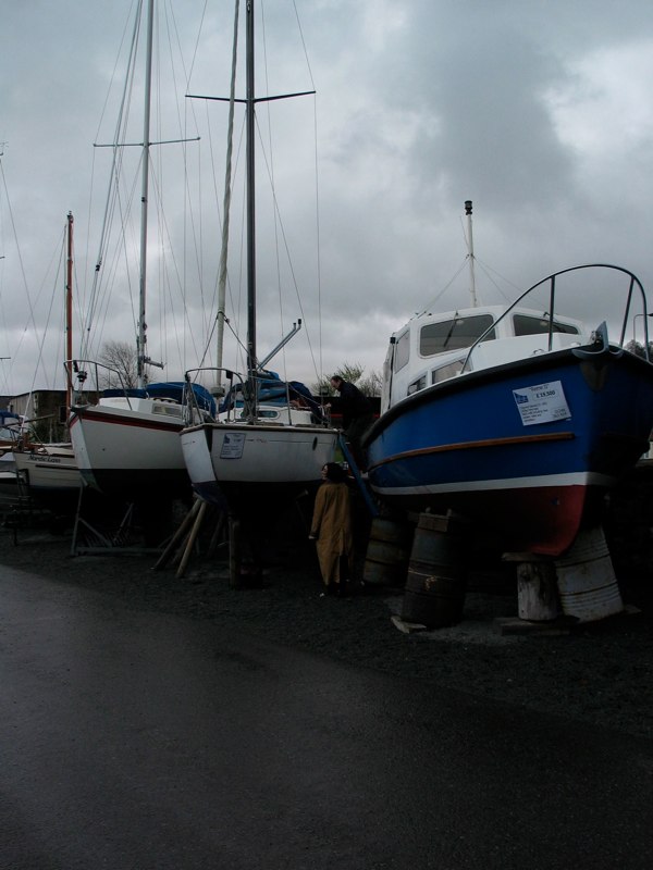 Clambering aboard for the first time